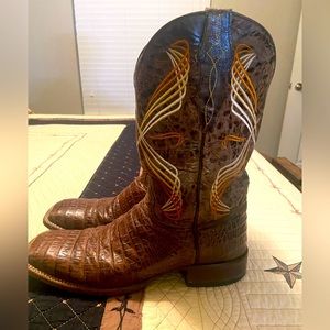 Caiman Print boots SZ 9.5